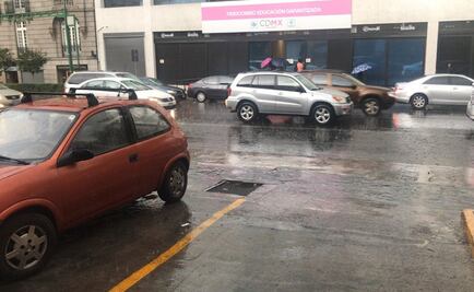​Se registra lluvia en 6 delegaciones de CDMX