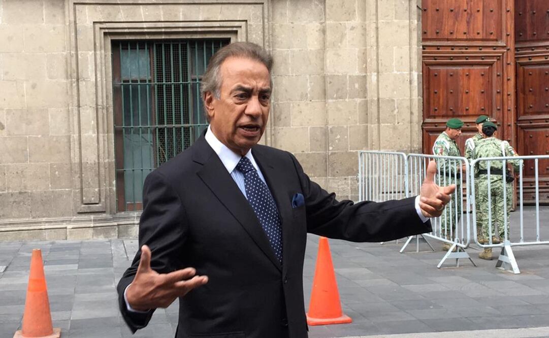 Miguel Rincón, CEO de Bio Pappel a su salida de Palacio Nacional. Foto: Alberto Morales