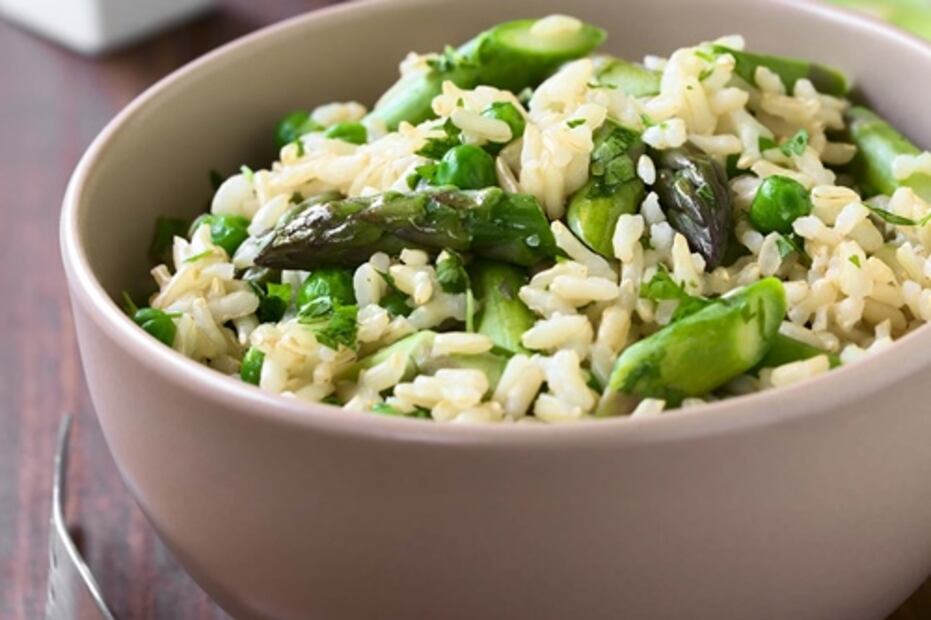 Receta: prepara un risotto con espárragos