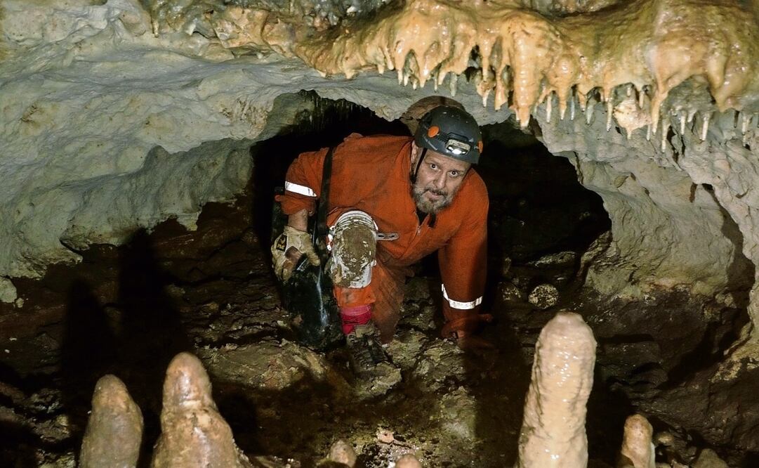 El arqueólogo subacuático Guillermo de Anda, director del Proyecto Gran Acuífero Maya, lidera varios frentes de exploración en la Península de Yucatán. (06/01/2025) Foto: Karla Ortega | Proyecto Gran Acuifero Maya