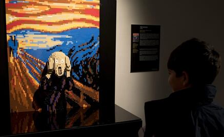 Reproducen las obras de arte más famosas en Lego