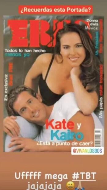 No podrás creer cómo lucía Gabriel Soto hace 26 años junto a Kate del Castillo en portada de revista Eres