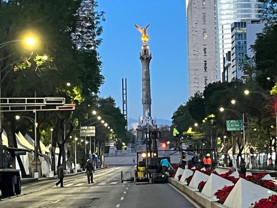 Cierres viales en Reforma por concierto de Rubén Blades. Foto: Juan Carlos Williams / EL UNIVERSAL