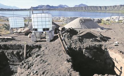 Frenan obra de un muelle en Laguna de Alchichica