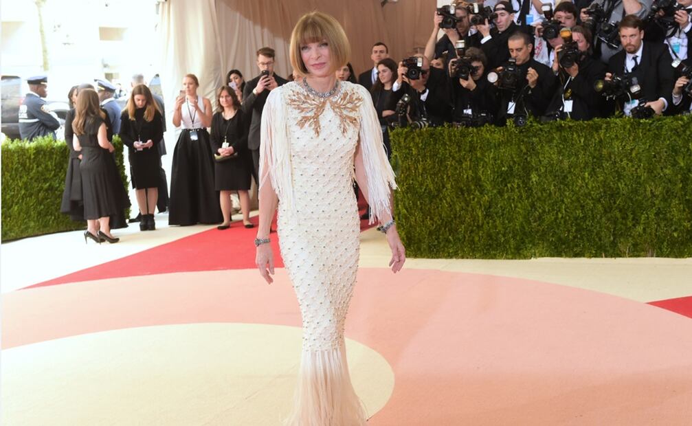 Anna Wintour, la organizadora de la gala, también participa en la recaudación. Foto: AP
