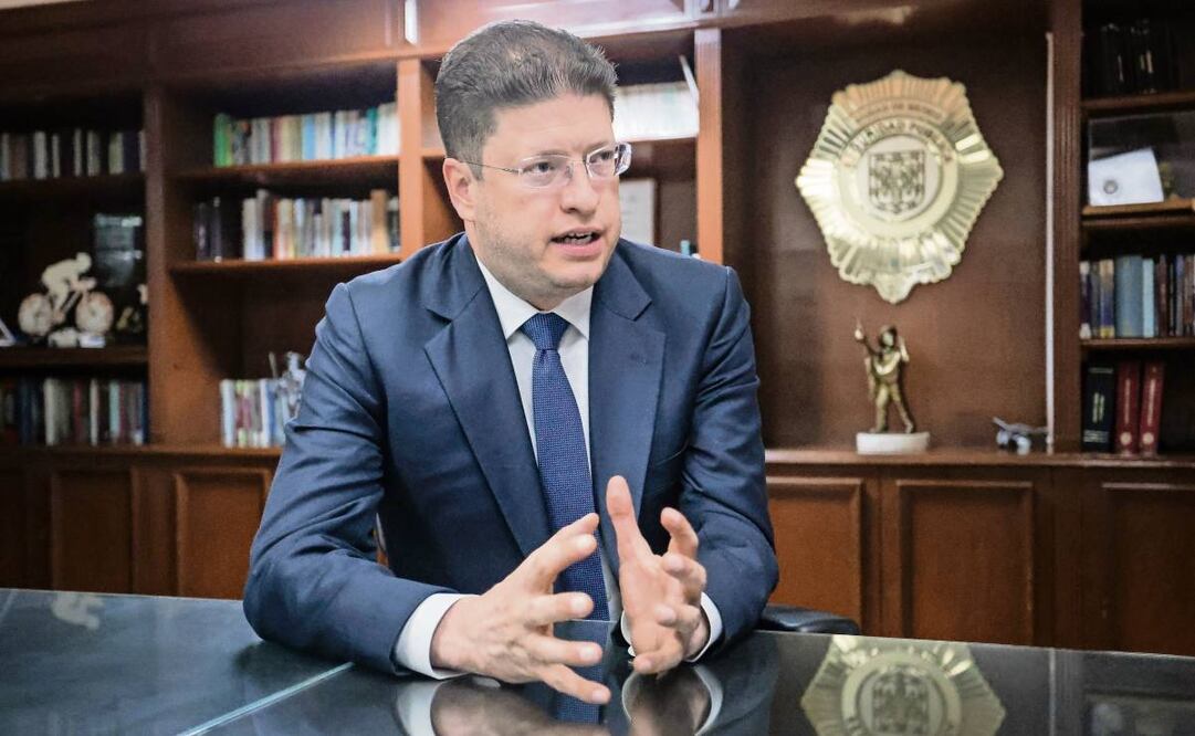 El secretario de seguridad ciudadana de la Ciudad de México (CDMX), Pablo Vázquez. Foto: Archivo EL UNIVERSAL