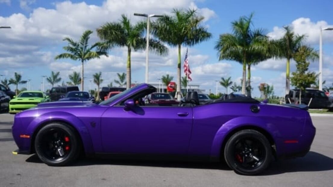 El Dodge Challenger SRT Demon convertible que no conocías y ahora necesitas