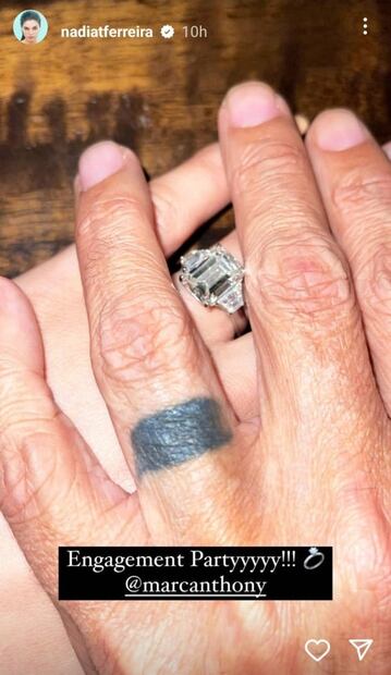 Marc Anthony y Nadia Ferreira: amor, 33 años de diferencia y ¿anillo de compromiso?