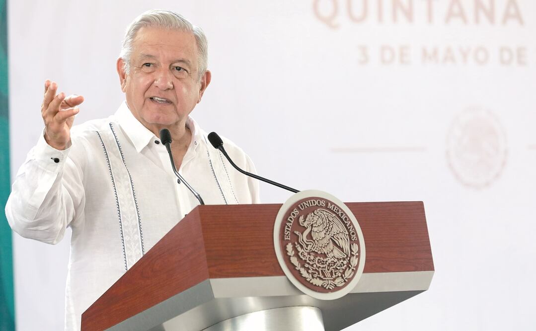 En Chetumal, el Presidente dijo que el caso quedará en manos de la Suprema Corte. Foto: PRESIDENCIA