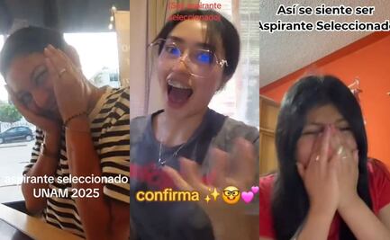 Entre nervios y esperanza; aspirantes a la UNAM se vuelven tendencia en TikTok tras compartir sus reacciones