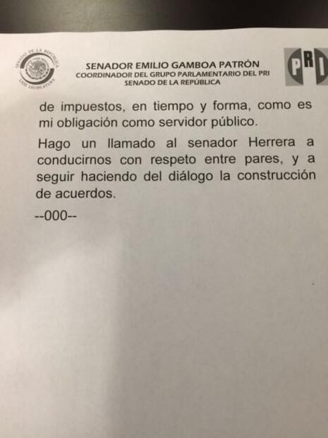 ​Chocan PRI y PAN por instalación de mesa directiva en Senado