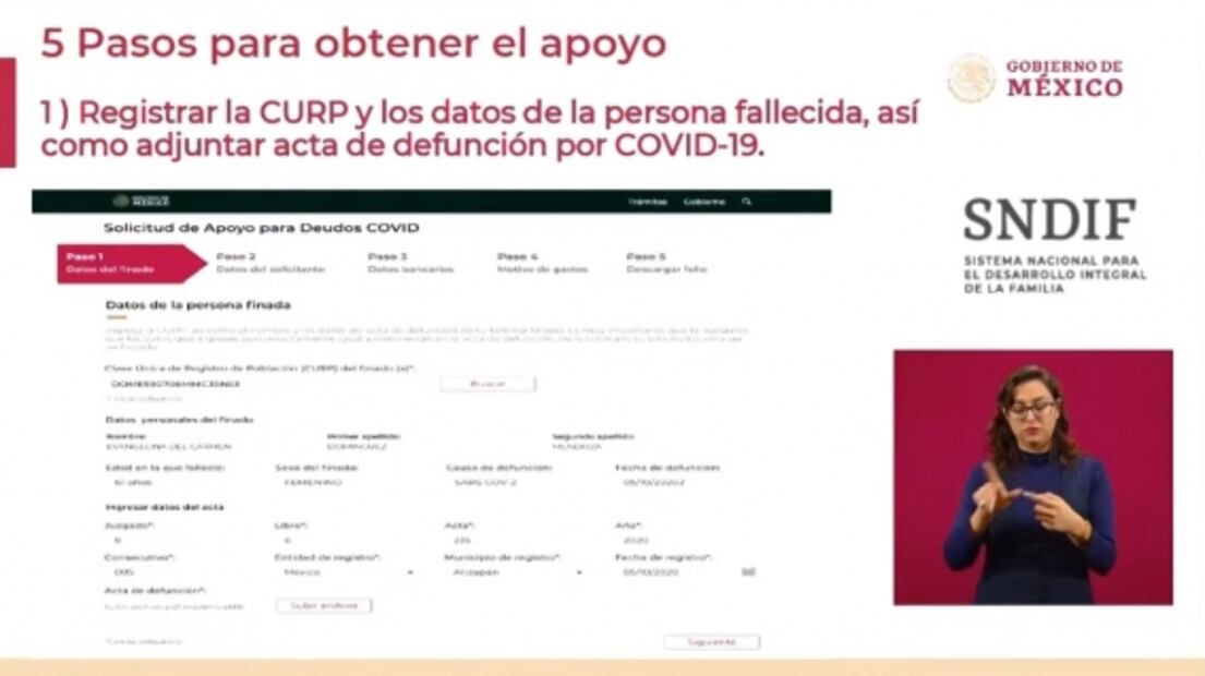 ¿En qué consiste, quiénes y cómo se puede solicitar el apoyo por muertes por Covid-19?