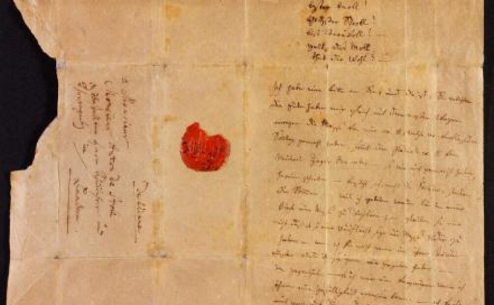 Presentan una carta escrita por Mozart antes de morir