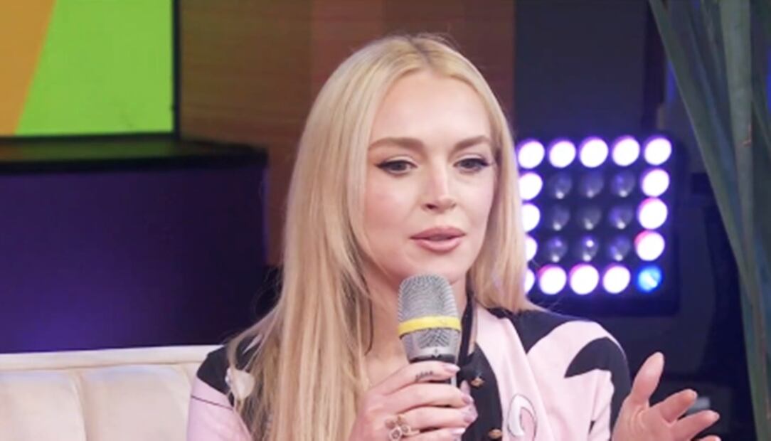 Lindsay Lohan en "Hoy" para promocionar "Otro viernes de locos", cinta que se estrena el jueves 7 de agosto.
Foto: VIX
