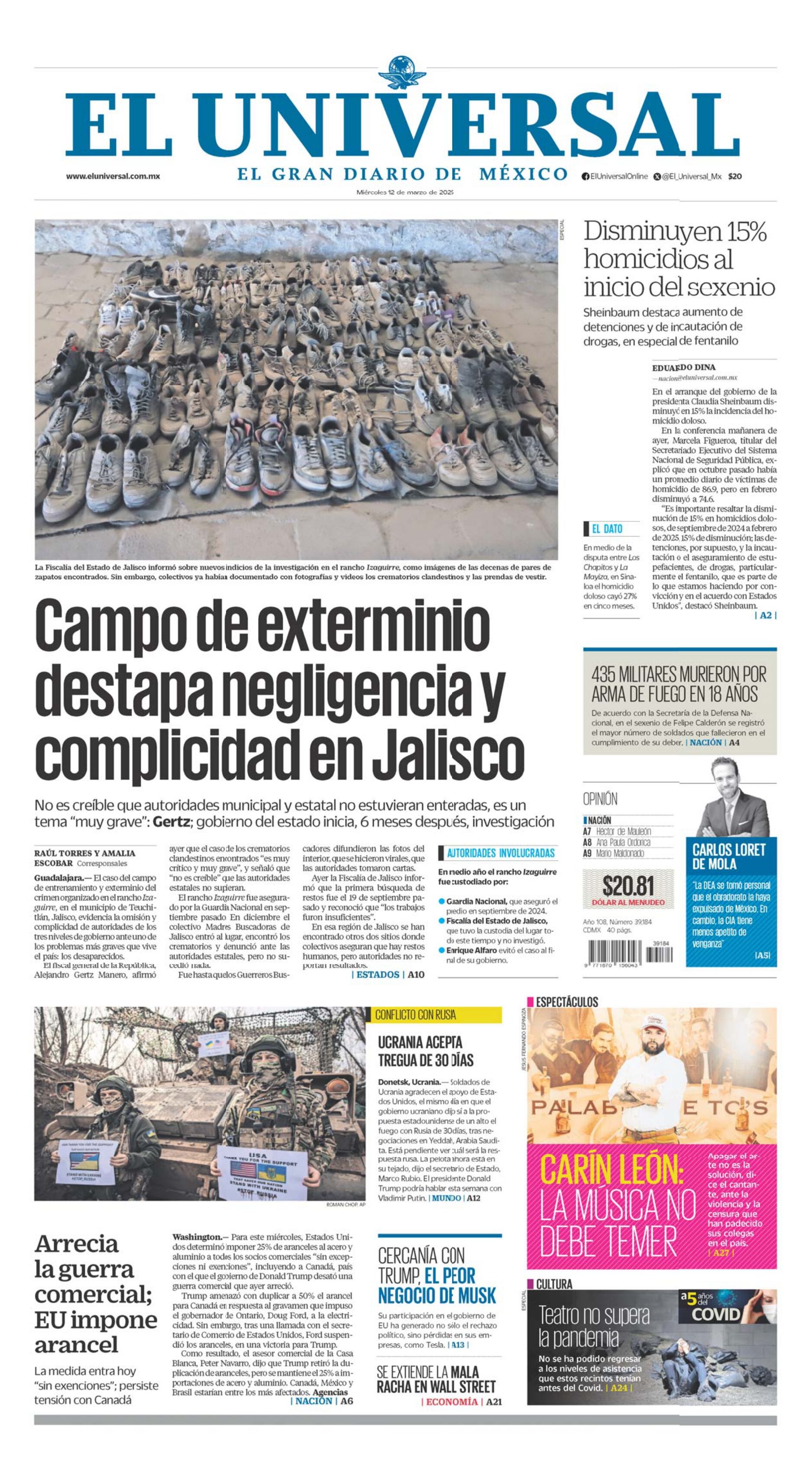 Portada impresa