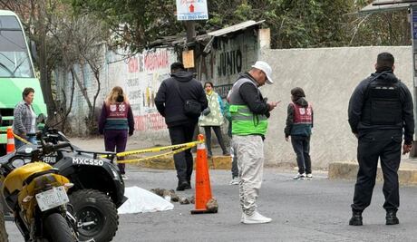 Muere mujer arrollada por transporte público en Xochimilco; dos rutas involucradas