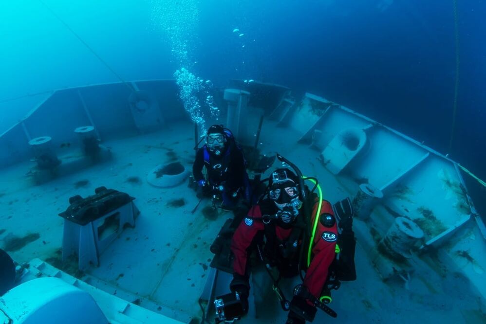 El proyecto comenzó hace tres años con el hundimiento del buque Uribe 121 para convertirlo en un arrecife artificial.  (Foto: Cortesía Antonio Frías)