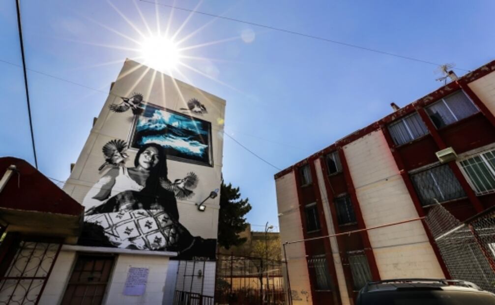 Inmortalizan a Yalitza Aparicio en mural de Iztapalapa
