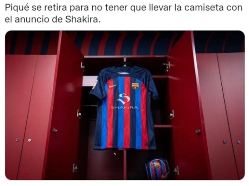 Piqué anuncia su retiro y los memes lo revientan