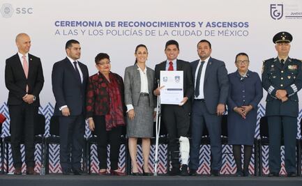 CDMX anuncia ascenso de mil 171 policías de Seguridad Ciudadana