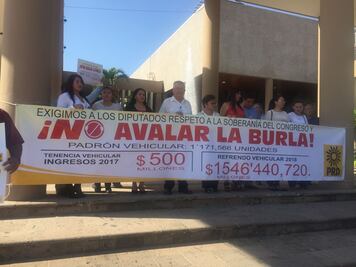 PRD pide no aprobar aumento de refrendo vehicular en Sinaloa