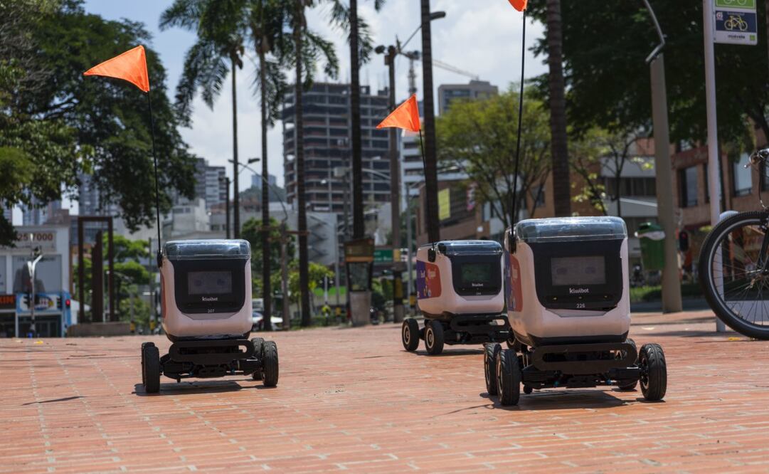 Los robots fueron desarrollados por KiwiBot
