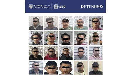 Policía capitalina realiza operativos en la Magdalena Contreras; en tres días detiene a 20 por posesión de drogas