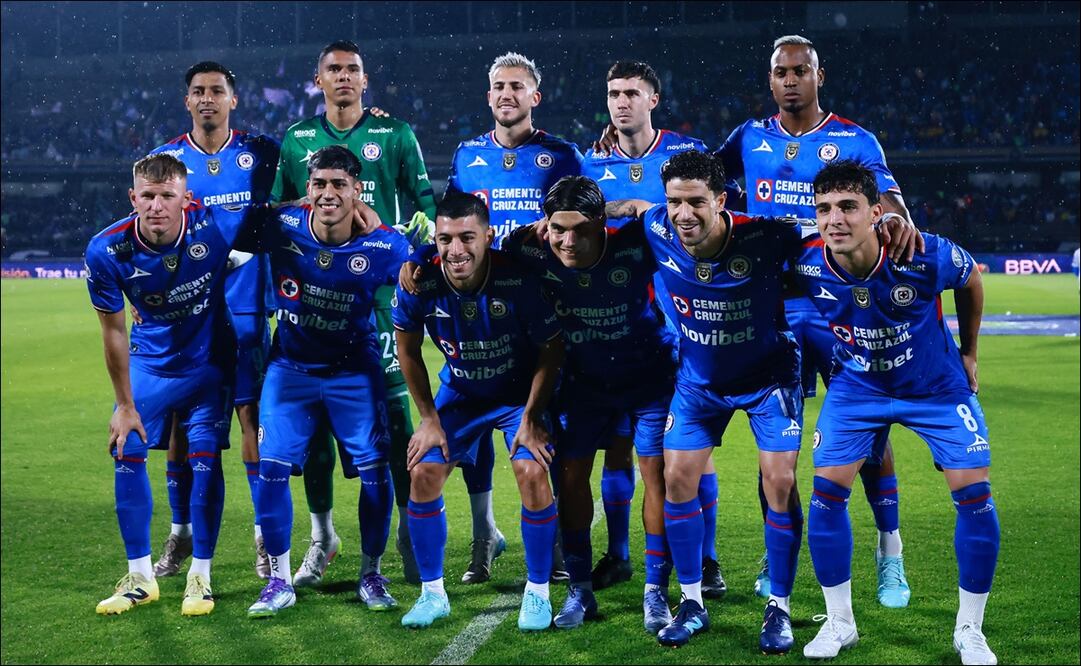 El equipo titular de Cruz Azul / Foto: Imago7