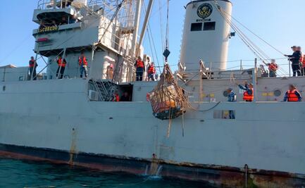 Profepa recupera 2 contenedores con mil litros de hidrocarburo en Bahía Magdalena de BCS; descarta daño ambiental