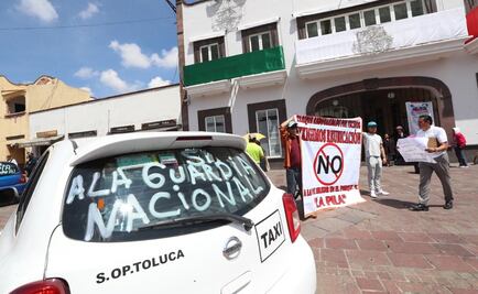 Vecinos de Metepec polemizan por instalación de la Guardia en parque La Pila