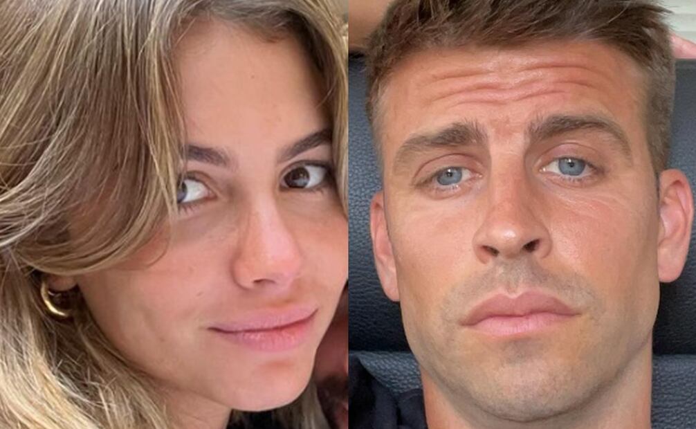 Gerard Piqué y Clara Chía. Fotos: Vía Instagram oficial