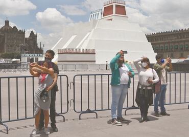 Colocan filtros para observar maqueta del Templo Mayor