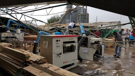 Granizada destruye fábrica, cultivo y viviendas en dos municipios de Puebla