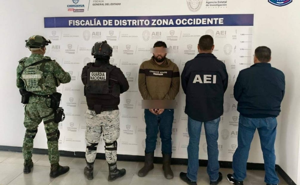 “El Chato” fue detenido en Chihuahua (21/02/2025). Foto: Especial