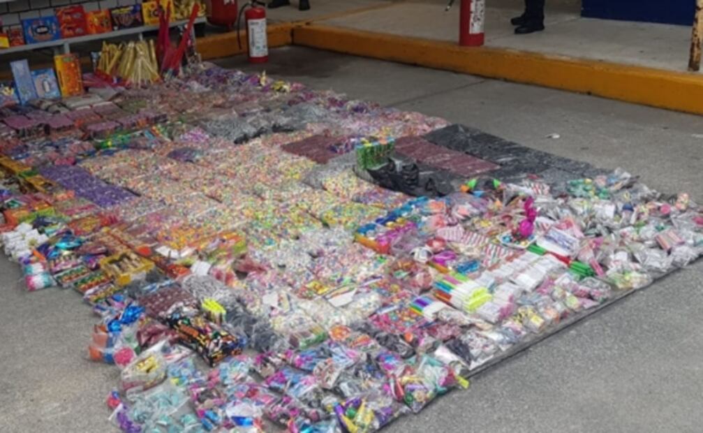 Decomisan 500 kilos de pirotecnia en La Merced 