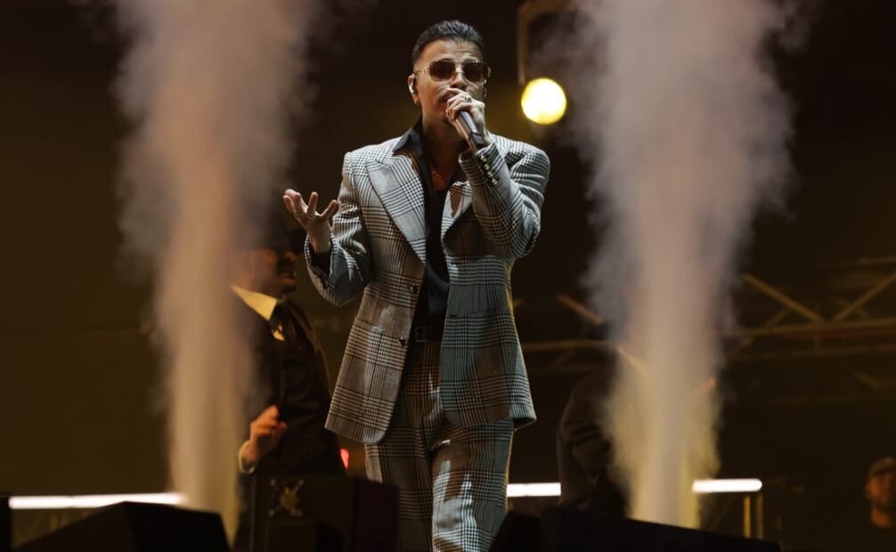 Rauw Alejandro en el Coca Cola Flow Fest. Foto: Carlos Mejía / EL UNIVERSAL