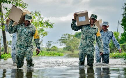 Plan DN-III-E continúa en 13 municipios de Veracruz por tormenta “Nadine”; entra en fase de recuperación