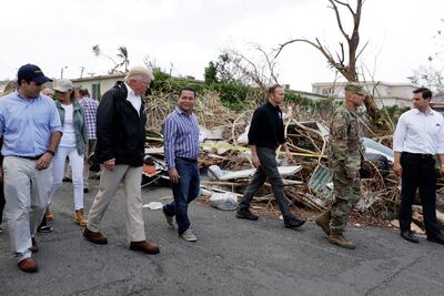 Trump: Puerto Rico no sufre "catástrofe real" como la del huracán Katrina