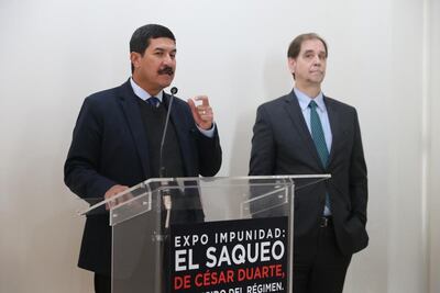 Gobierno de Chihuahua "expone" en CDMX al ex gobernador César Duarte 