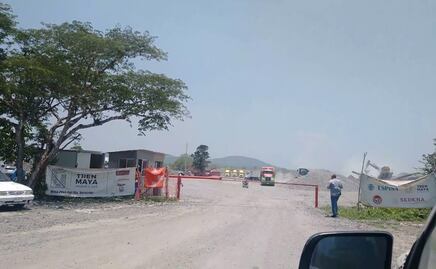 Denuncian invasión y robo de piedra para construcción del Tren Maya en Veracruz