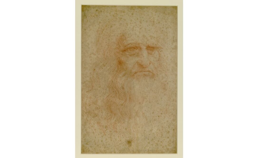 Autorretrato de Leonardo da Vinci. Foto: AP/Italian Ministry of Cultural Heritage and Activities; Biblioteca Reale