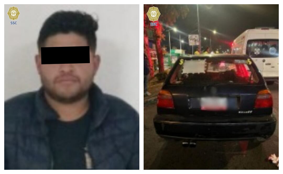 Detienen a conductor por atropellar a un peatón en Tláhuac; el responsable quedó a disposición del MP. Foto: Especial