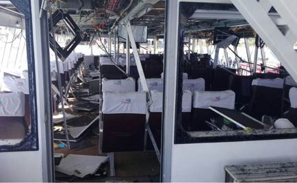 PGR investiga la explosión en ferry en Playa del Carmen que dejó 26 lesionados