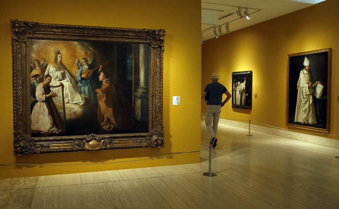 La muestra reúne 63 obras en su mayoría de gran formato, incluidas sus más recientes atribuciones, y algunas de ellas nunca vistas en España. FOTO: EFE