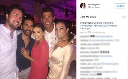 La foto de Eva Longoria con Cristiano Ronaldo