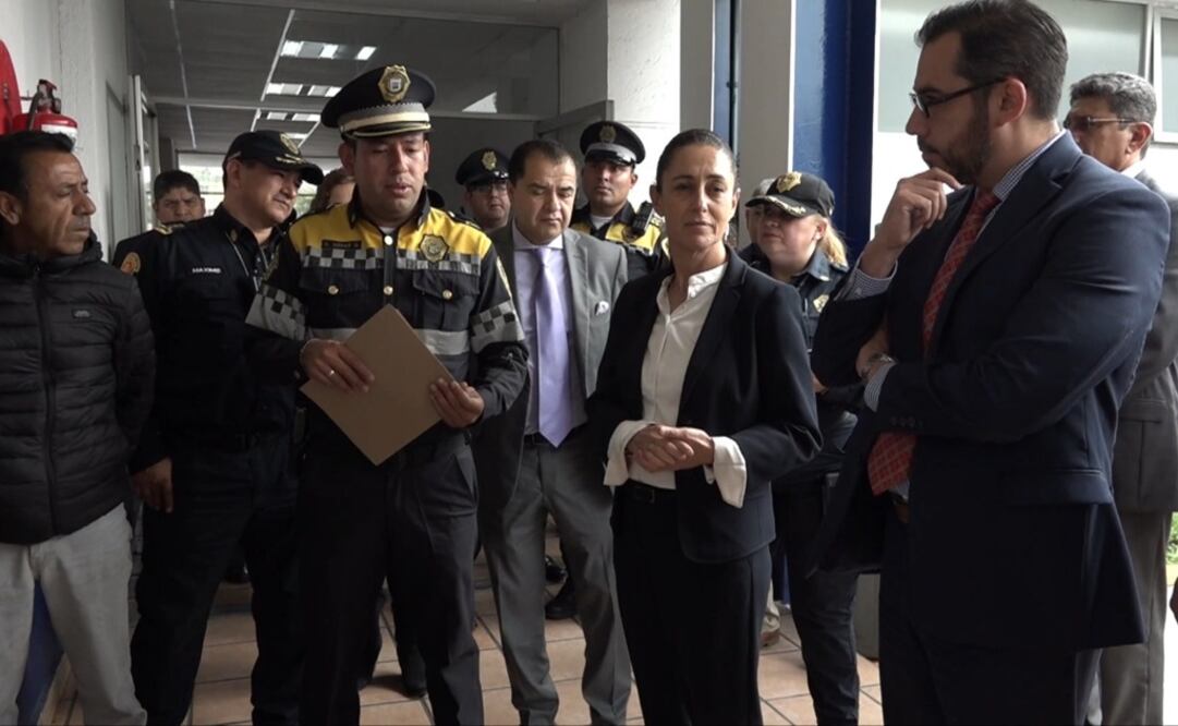 La jefa de gobierno, Claudia Sheinbaum y el secretario de Seguridad Ciudadana, Jesús Orta. Foto: Andrea Ahedo/EL UNIVERSAL