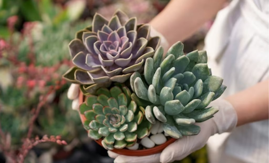 Plantas suculentas. Fuente: Freepik