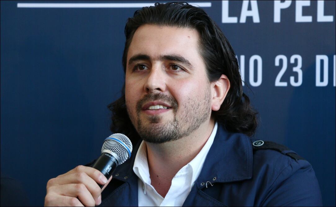 Amaury Vergara, durante la conferencia de la premier de Chivas la película. Foto: Imago7