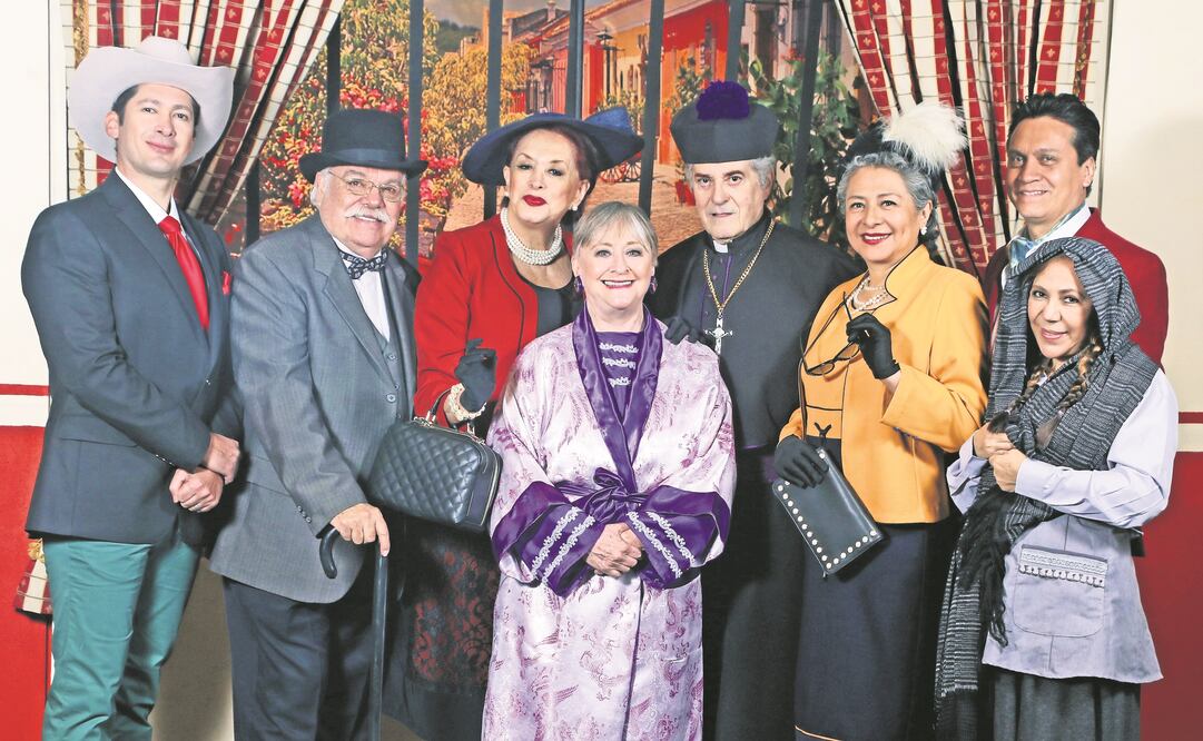 Susana y el elenco de Debiera haber obispas. (FOTOS. CORTESÍA)