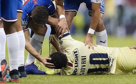 Giovani Dos Santos sigue sufriendo por la lesión provocada por el "Pollo" Briseño